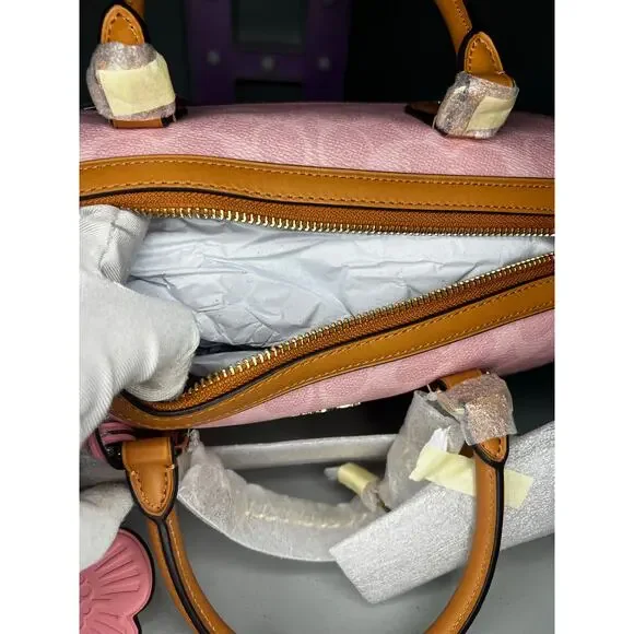 Coach Medium Powder Pink Rowan - Picture 6 of 9